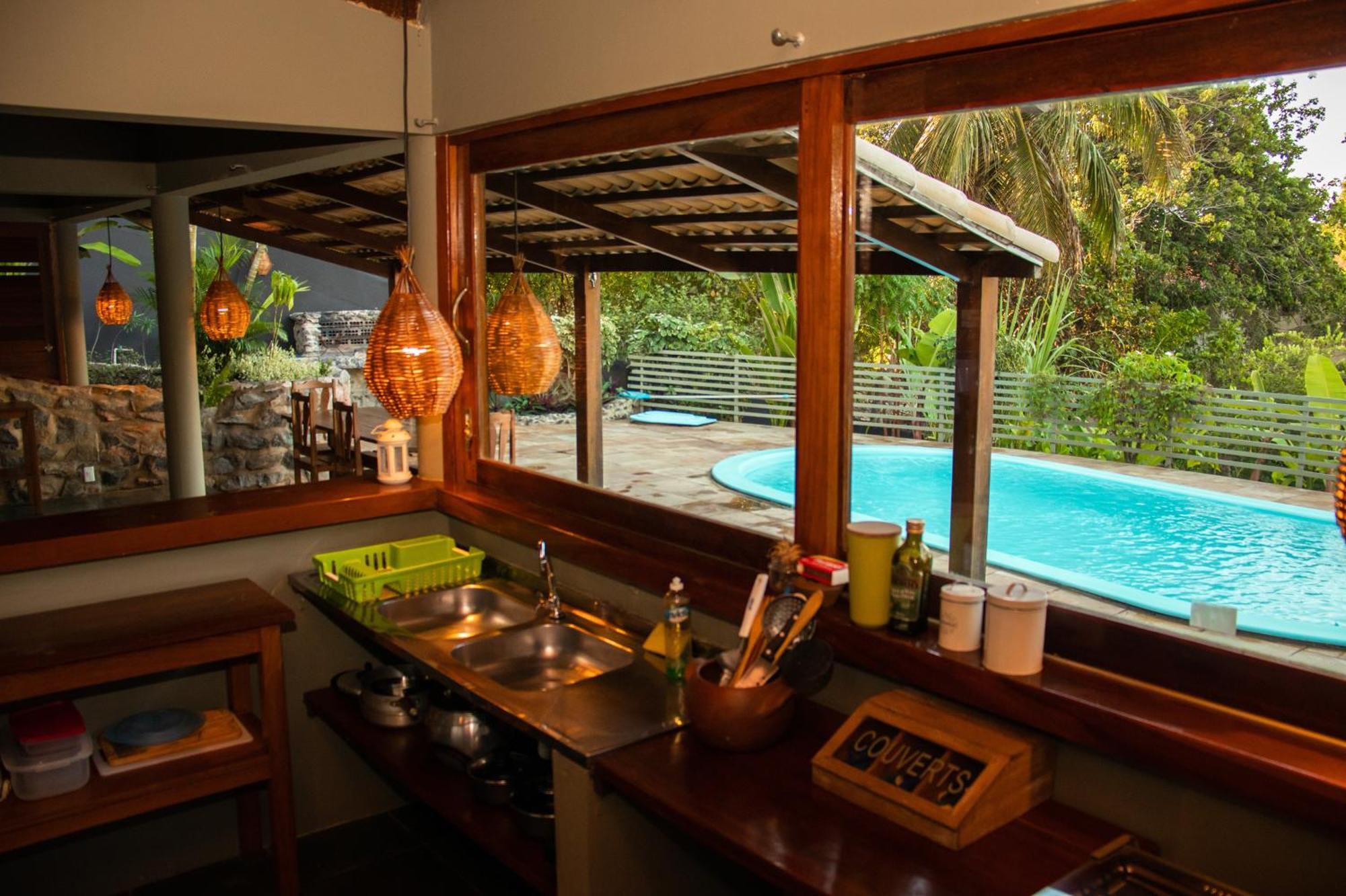 Hostel La Isla Praia de Pipa Экстерьер фото